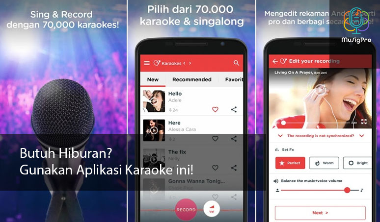 Butuh Hiburan? Gunakan Aplikasi Karaoke ini! MuSigPro