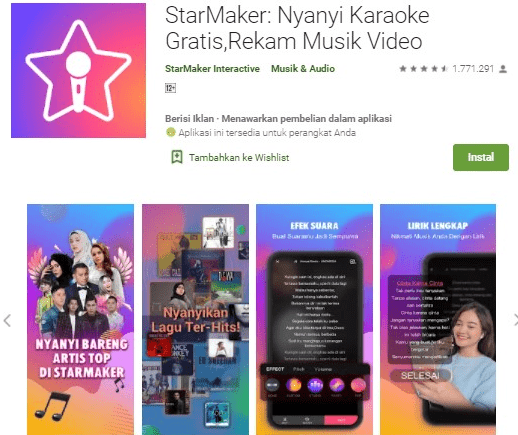 aplikasi starmaker