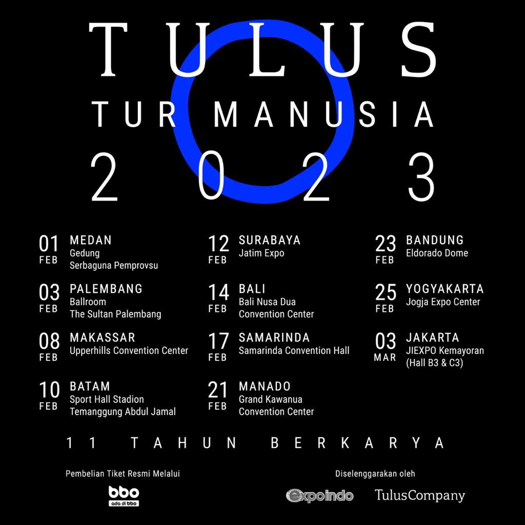 TULUS Tur Manusia 2023